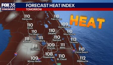 Orlando weather: Dangerous heat, low rain chances this weekend
