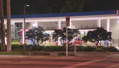 1 man injured, another at large after exchanging gunfire at a northwest Miami-Dade gas station, deputies say