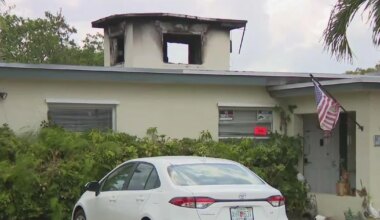 7 people and 2 cats are now displaced after a home fire in Fort Lauderdale, officials say