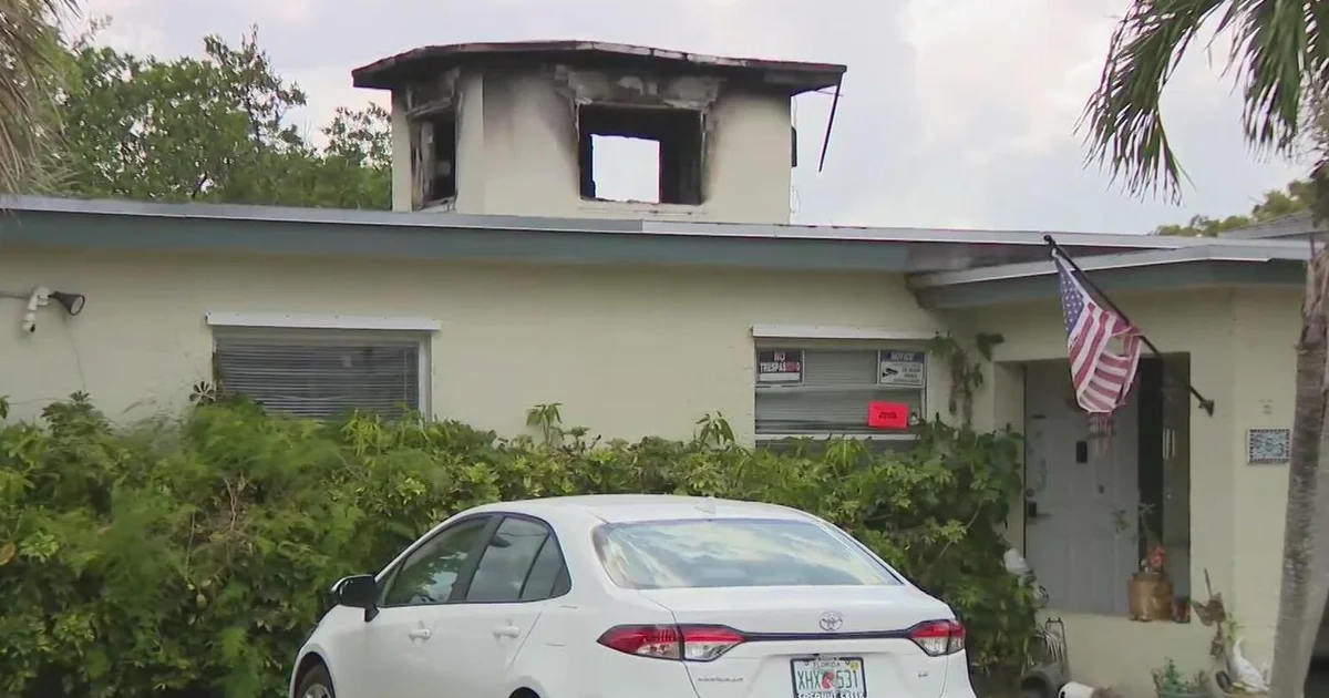 7 people and 2 cats are now displaced after a home fire in Fort Lauderdale, officials say