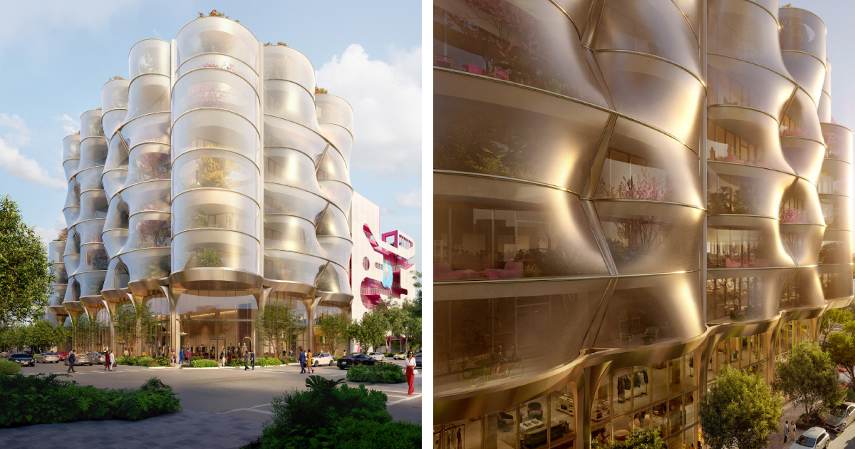 Miami Building Wrapped in Steel Veil Protects it From Hurricanes