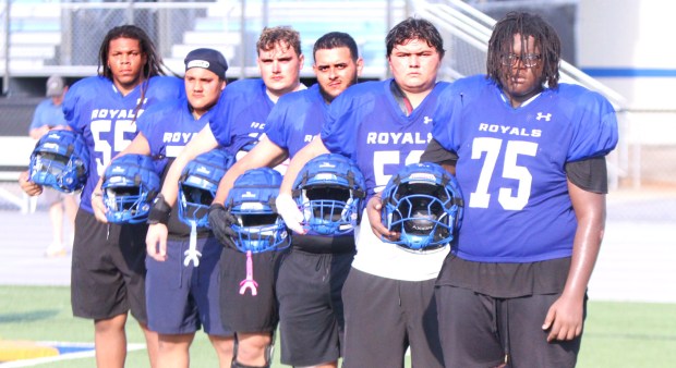 This year's TFA offensive front will include Atreyu Creantur, Noa Scott, Reed Ramsier, Dominic Miranda, Jack Mazurek and Ashton Jones. (Chris Hays/Orlando Sentinel)