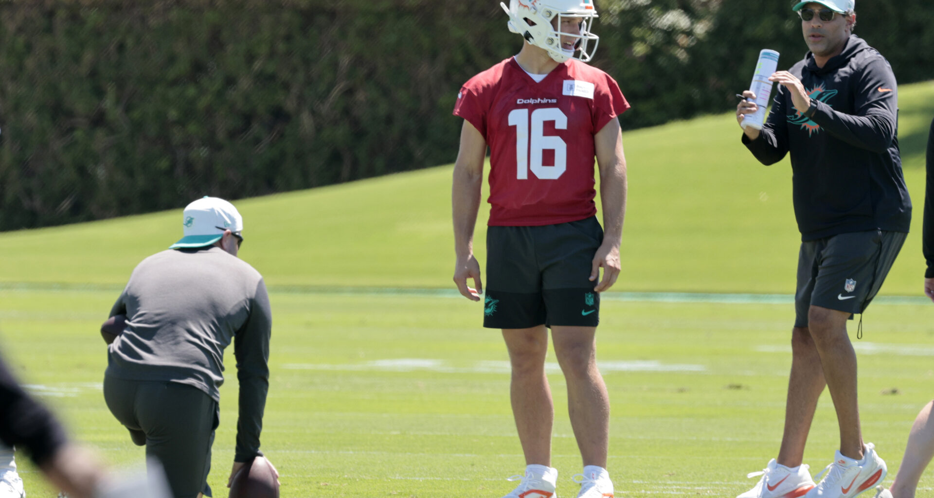 Dolphins waive former Iowa quarterback Mark Gronowski