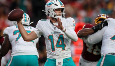 Miami Dolphins trade Quinn Ewers to Jacksonville Jaguars