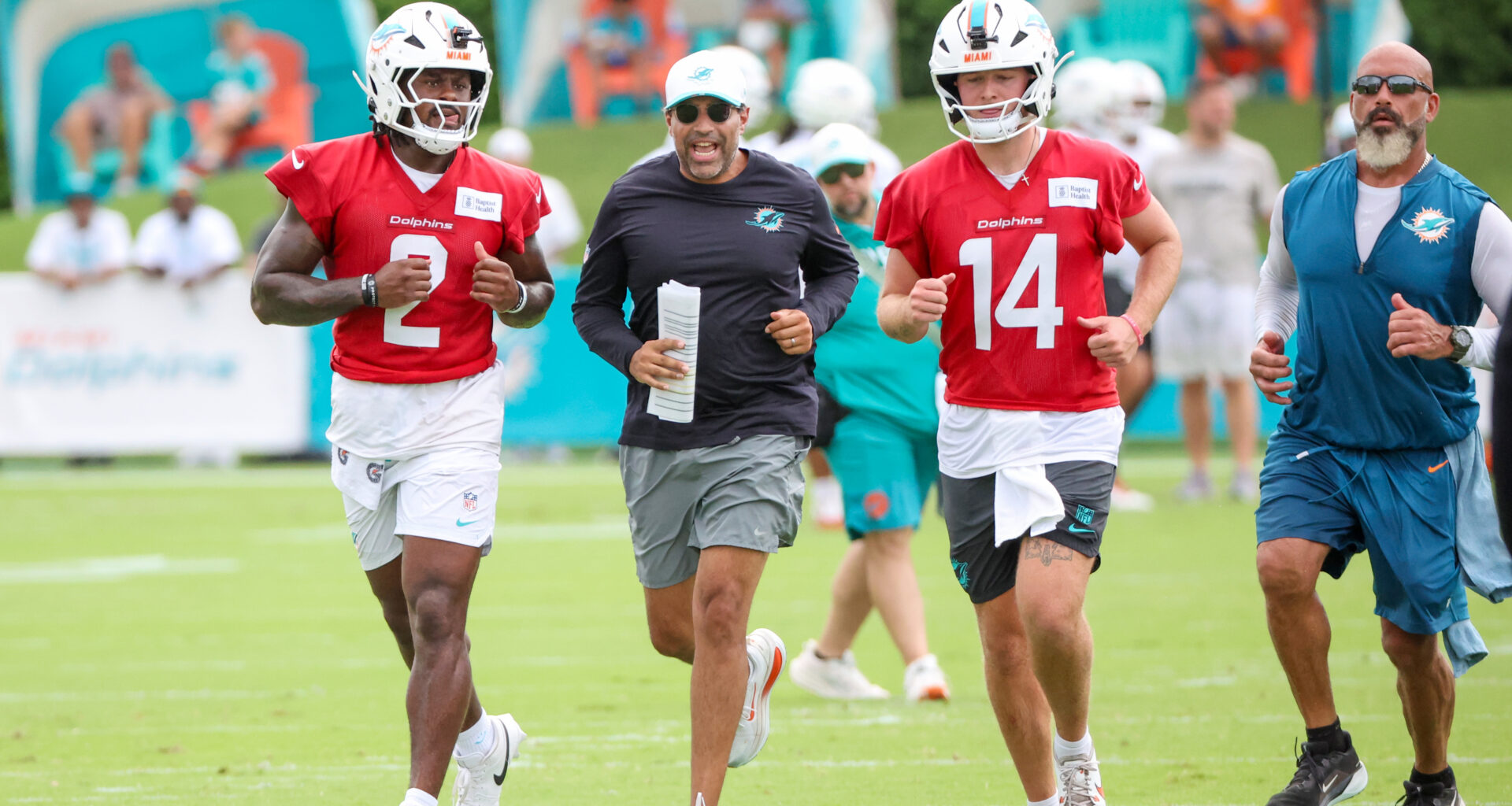 Dolphins camp: Big-play passes emerge; stock up, stock down