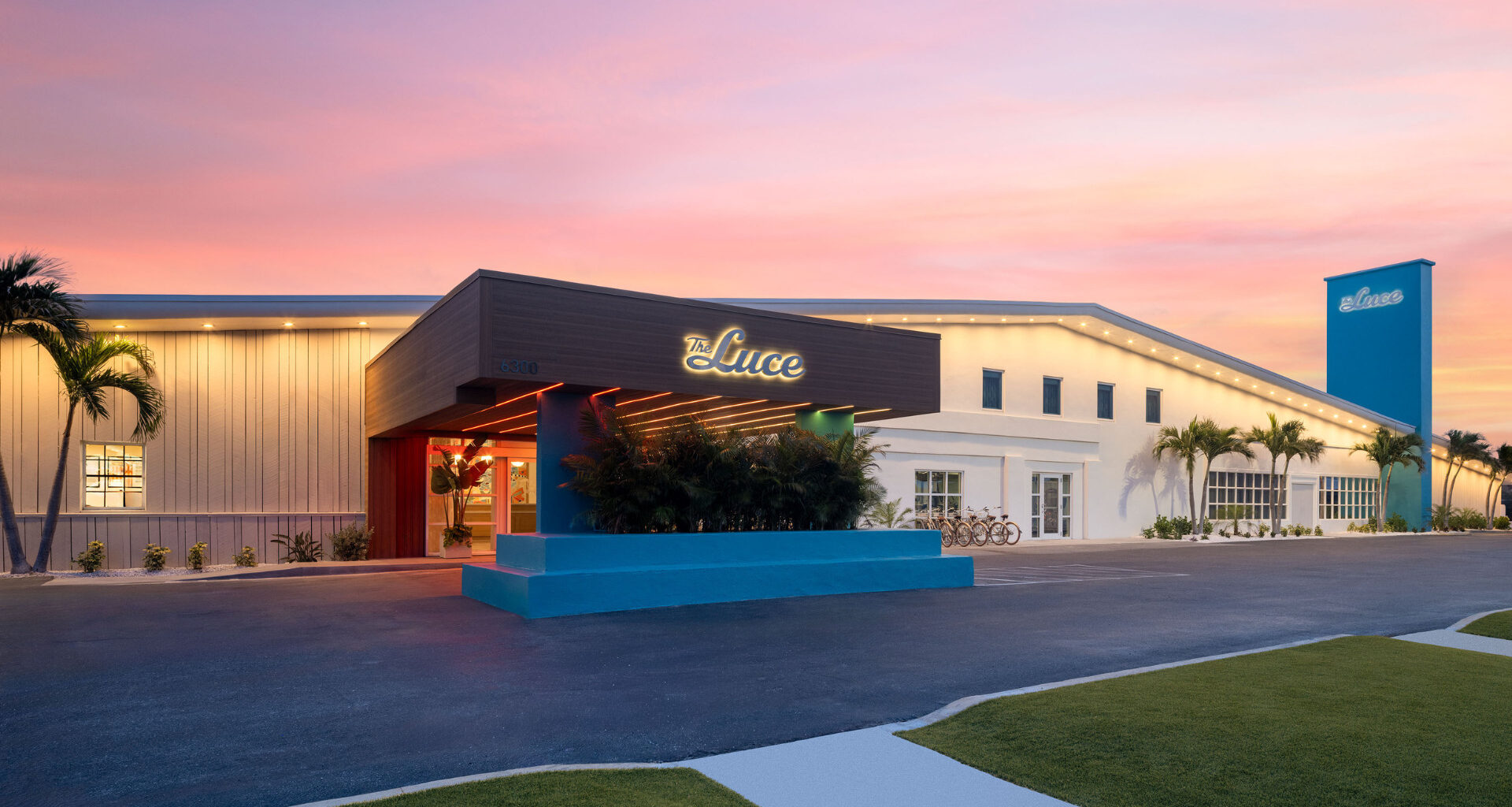 The exterior of a hotel
