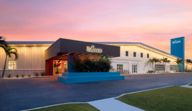 The exterior of a hotel