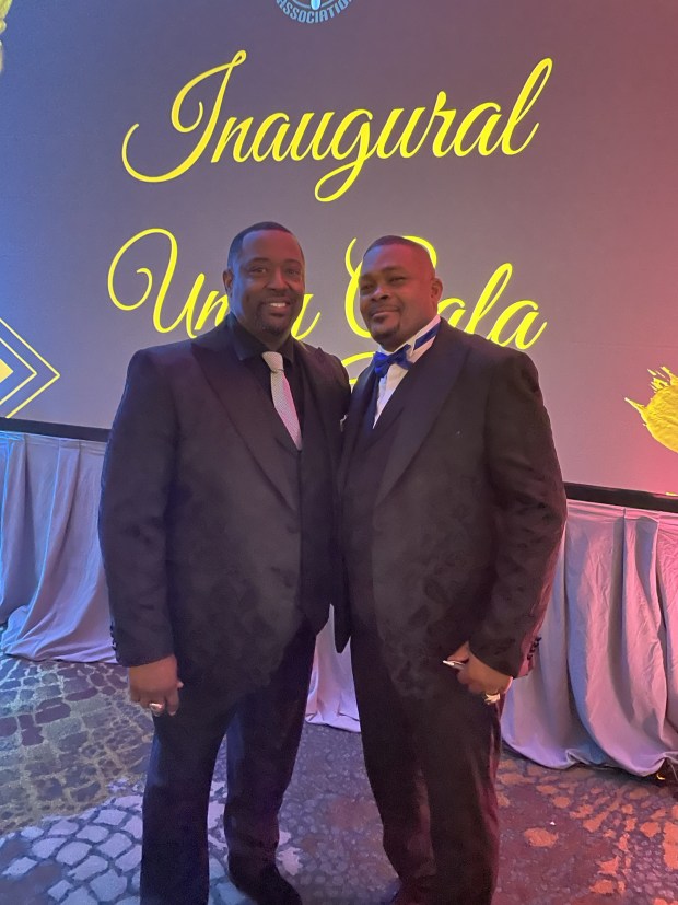 Mr. Kerry S. Wiggins Sr., left, and Mr. Britt Henderson (Adrienne H. Wiggins)