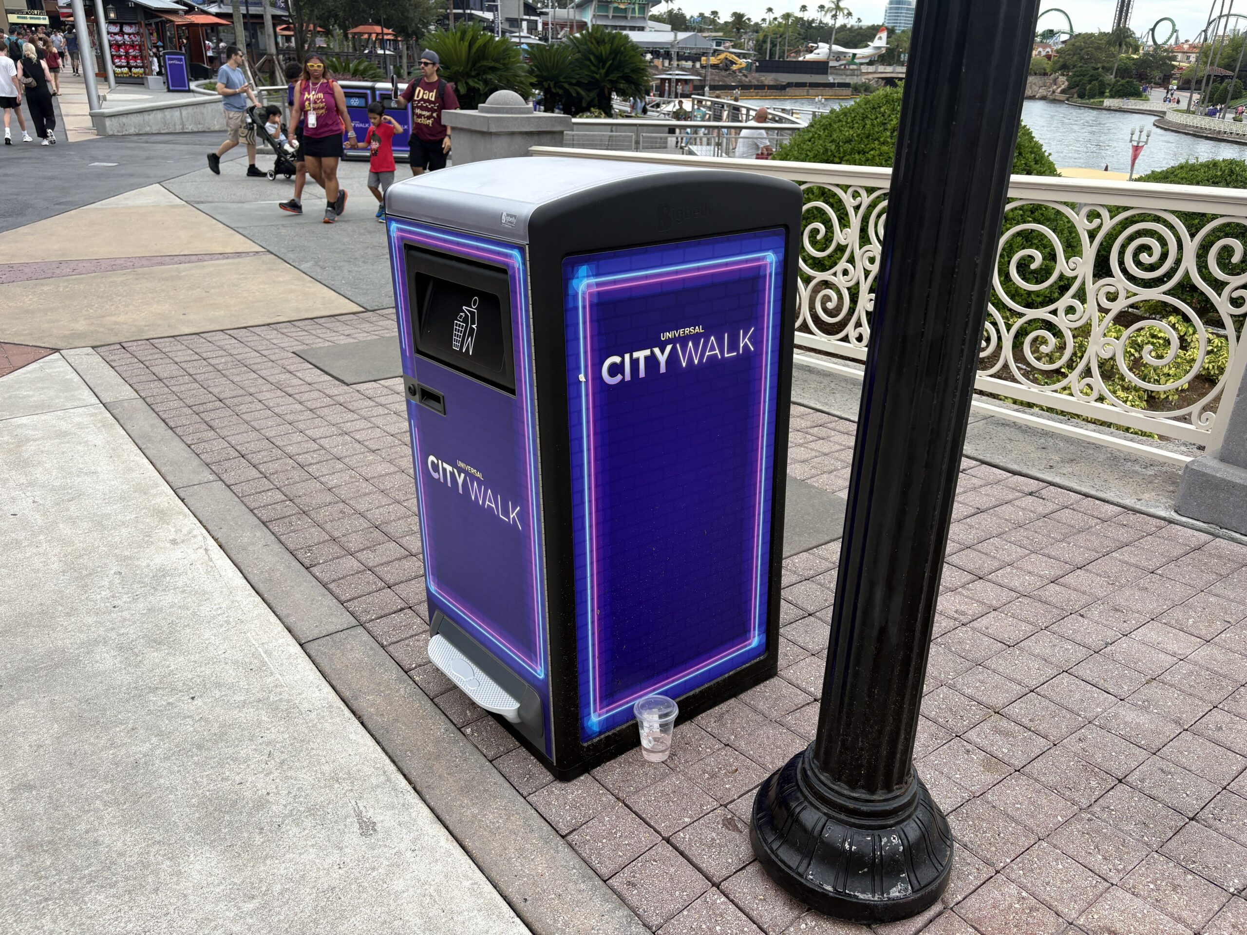 Solar-Powered Trash Cans Arrive at Universal Orlando Resort