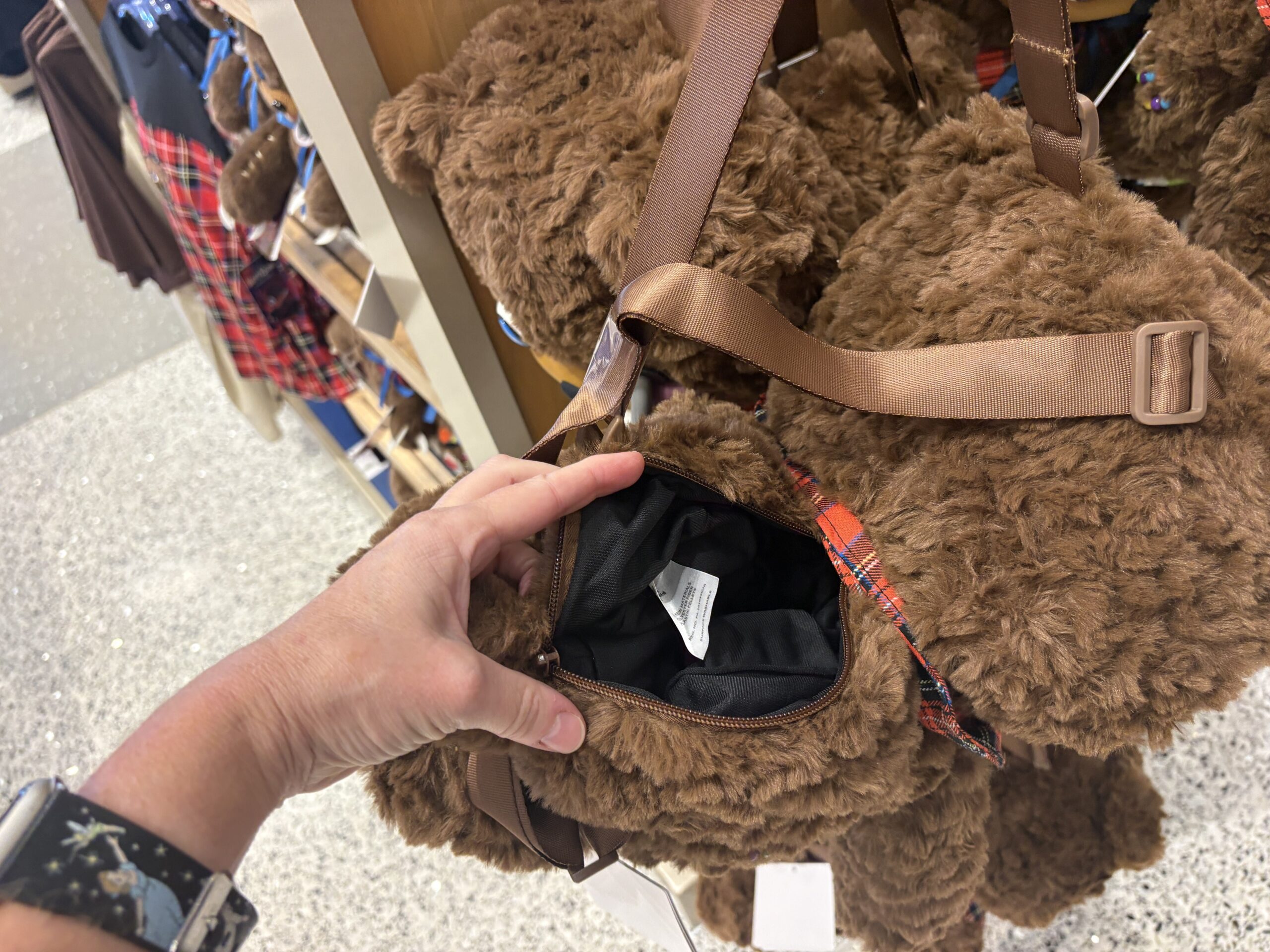 Plush Backpack - $45