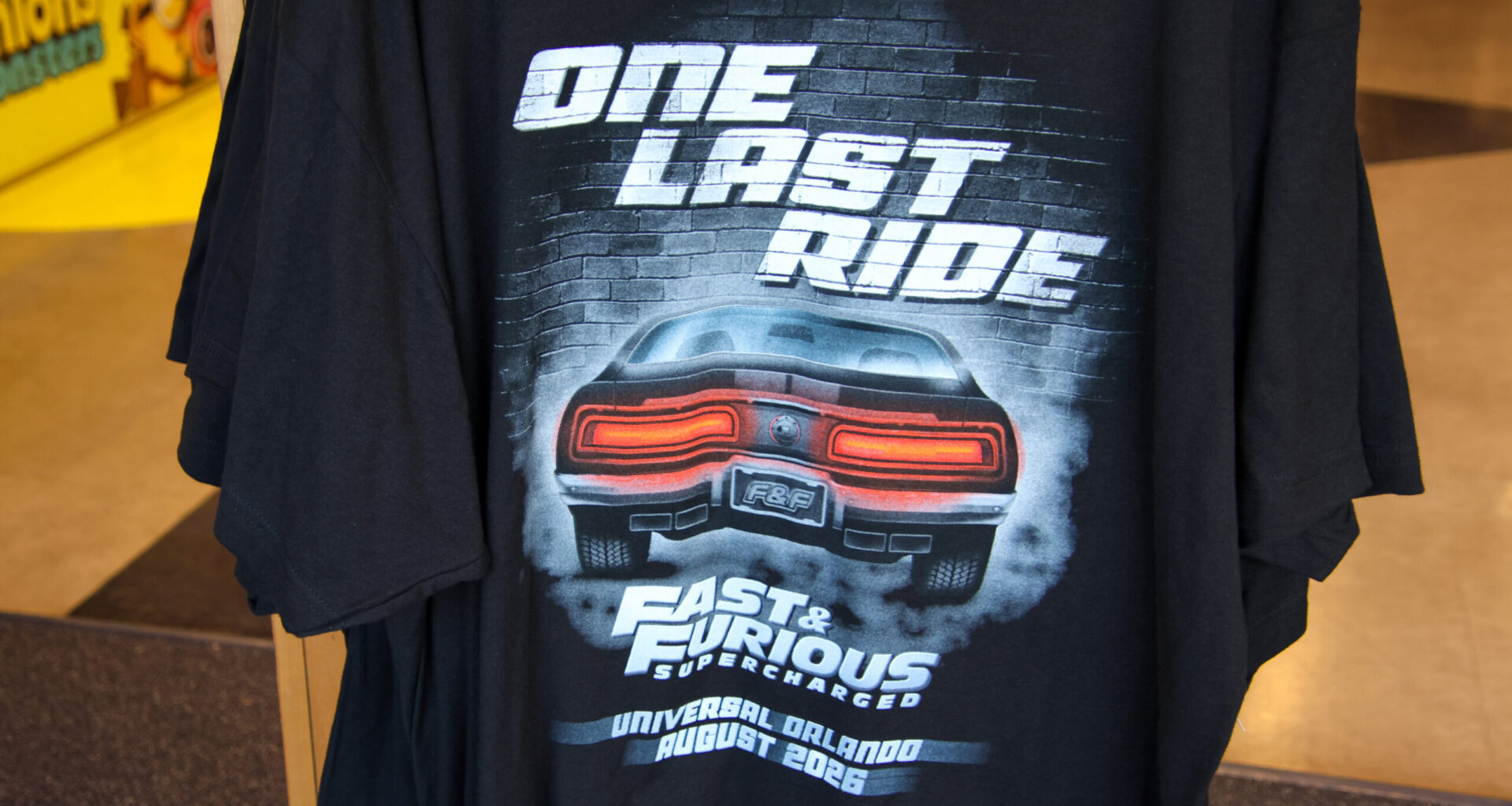 Fast & Furious: Supercharged 'One Last Ride' T-Shirt Released After Permanent Closure