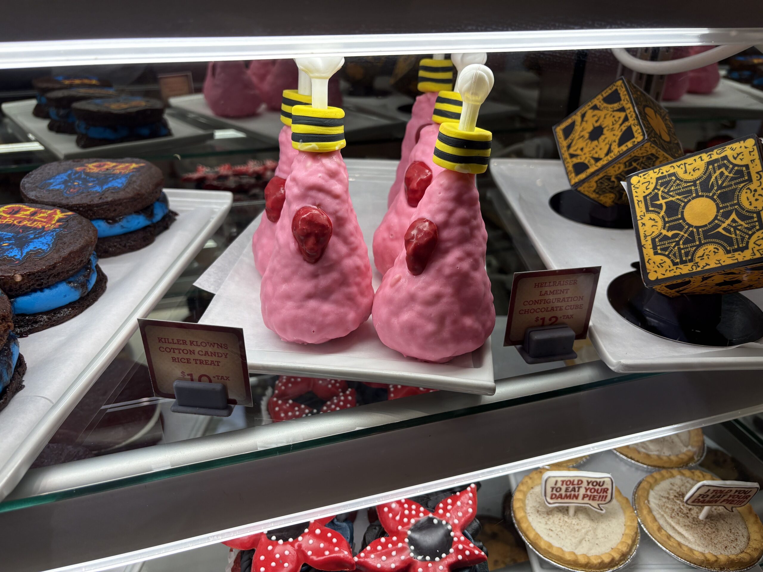 The San Francisco Candy Factory at Universal Studios Florida has been transformed into the Carey Candy Company for Halloween Horror Nights, now offering themed candy and confections inspired by the event.