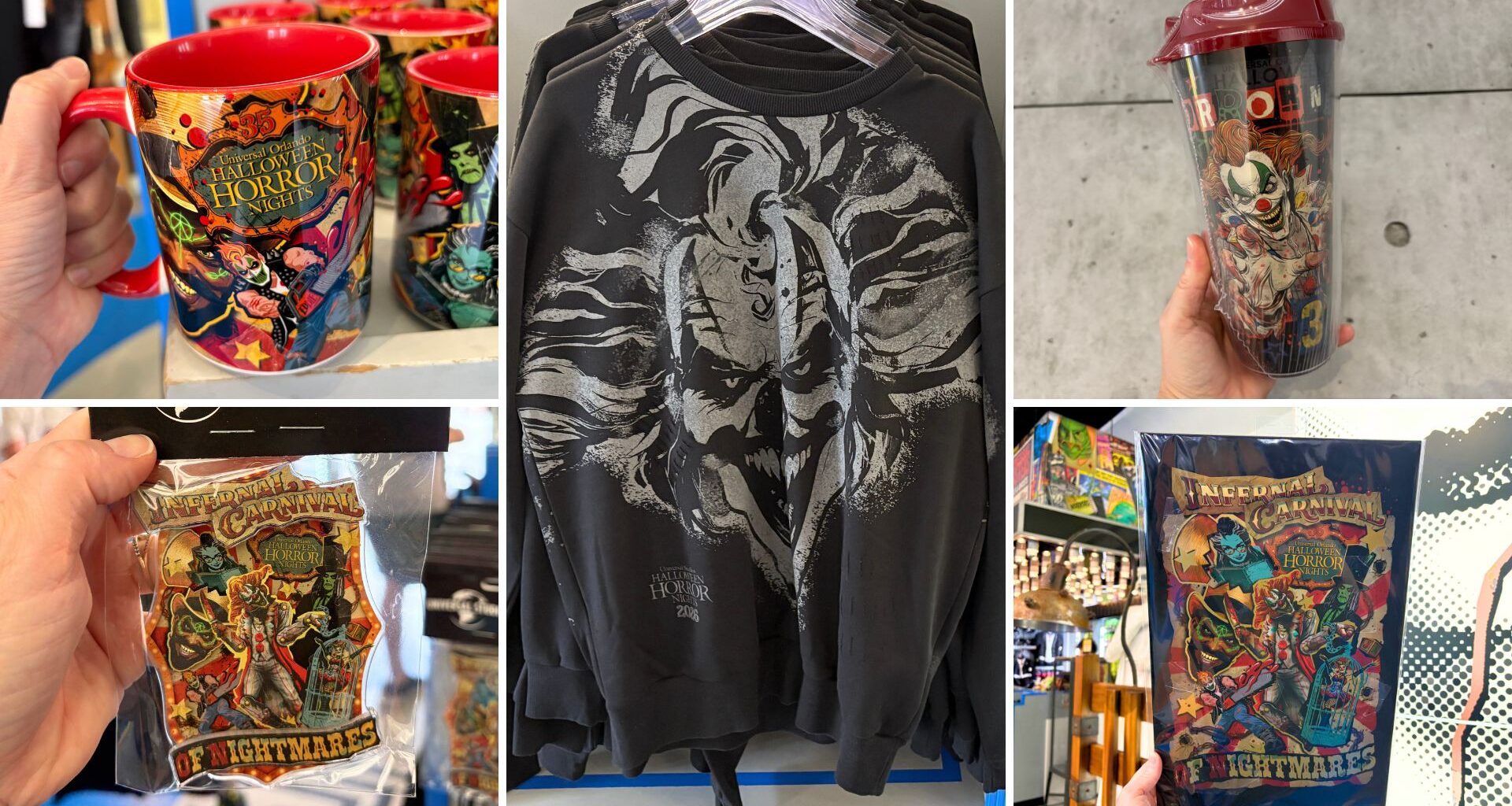 Full List (with Prices) of Jack the Clown & Dr. Oddfellow 'Infernal Carnival of Nightmares' Merchandise