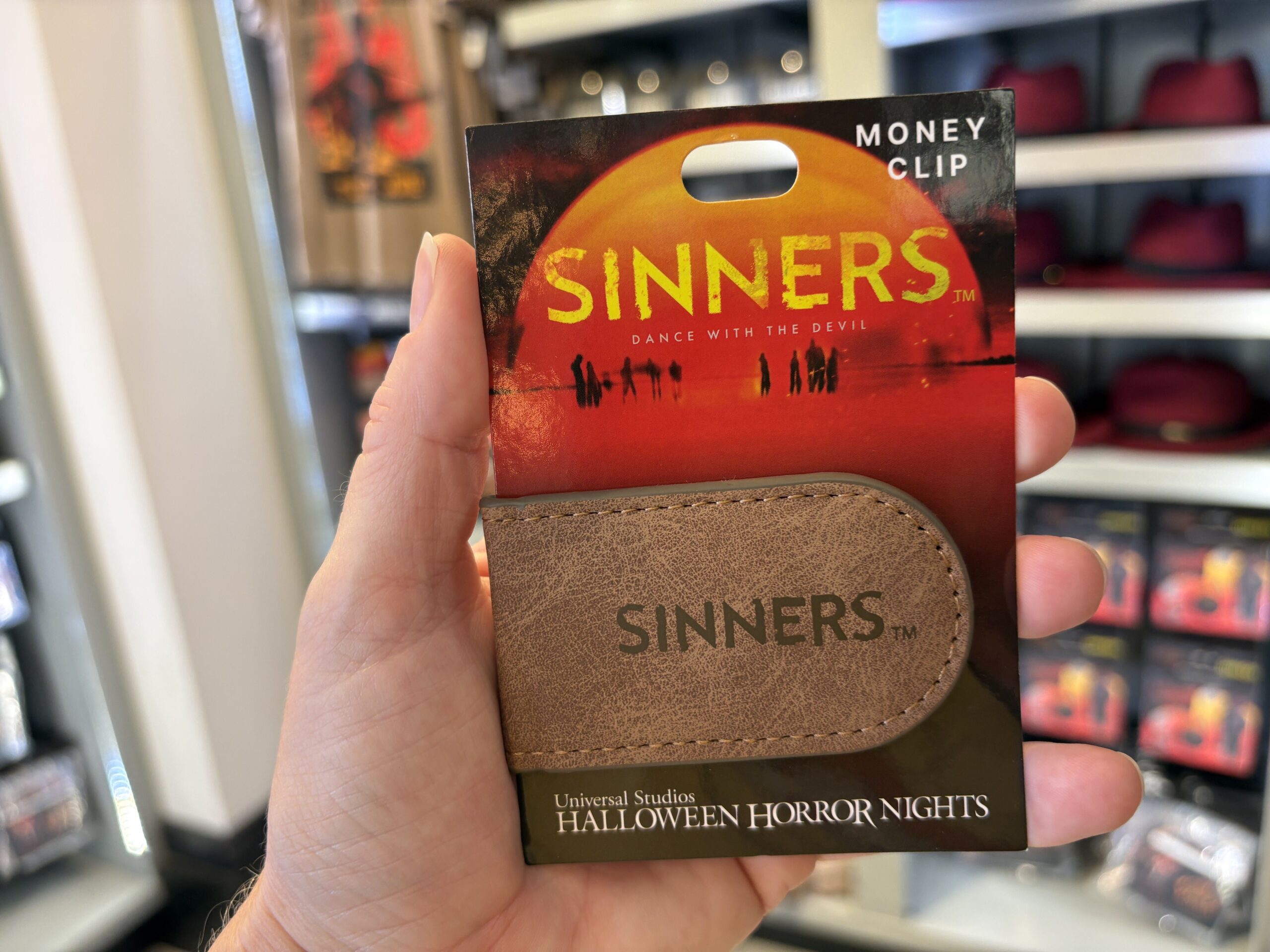 With the Sinners haunted house coming to Halloween Horror Nights 35, Universal Orlando Resort has a series of Sinners merchandise. It's available in Five and Dime at Universal Studios Florida.