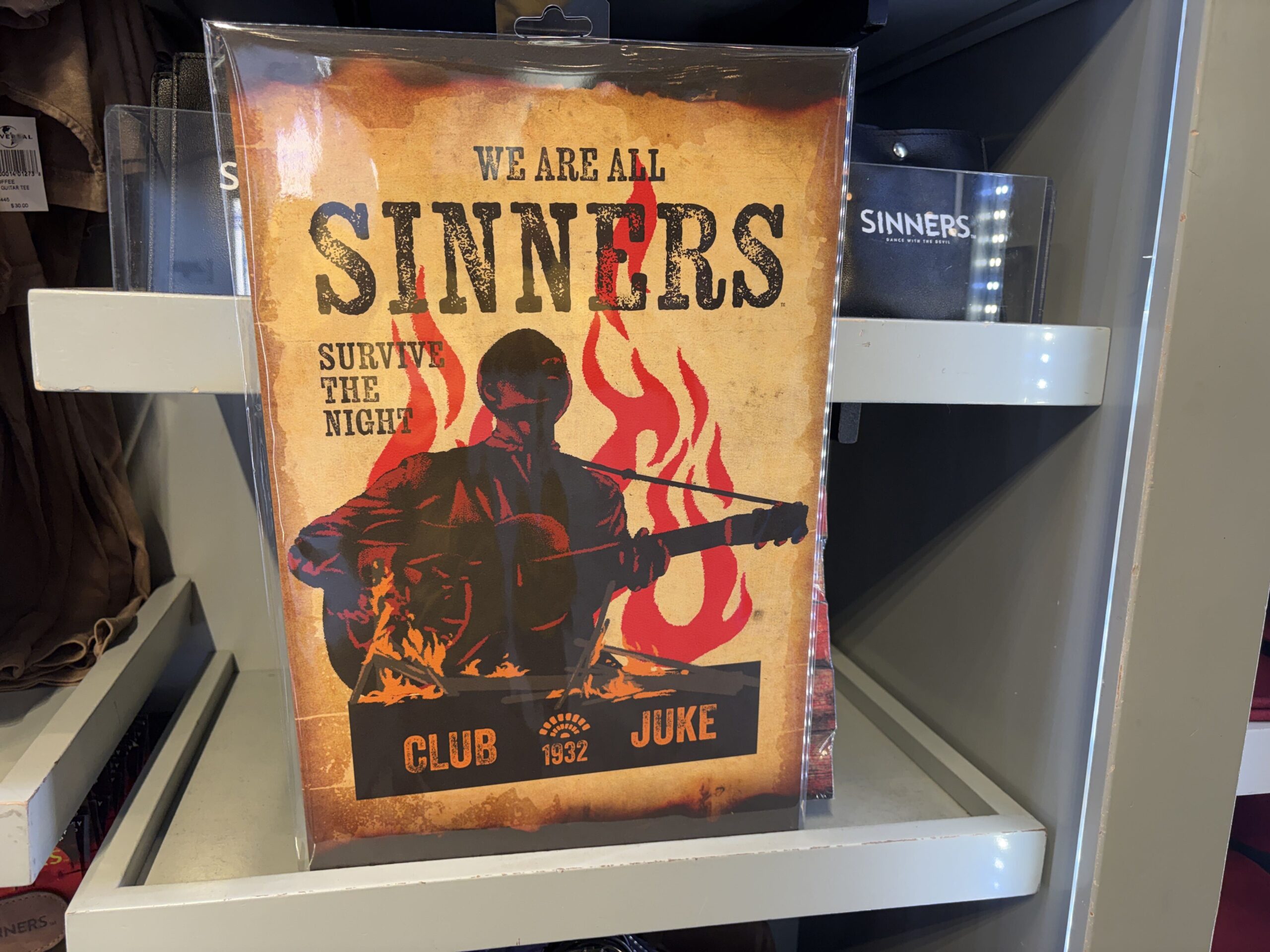 With the Sinners haunted house coming to Halloween Horror Nights 35, Universal Orlando Resort has a series of Sinners merchandise. It's available in Five and Dime at Universal Studios Florida.