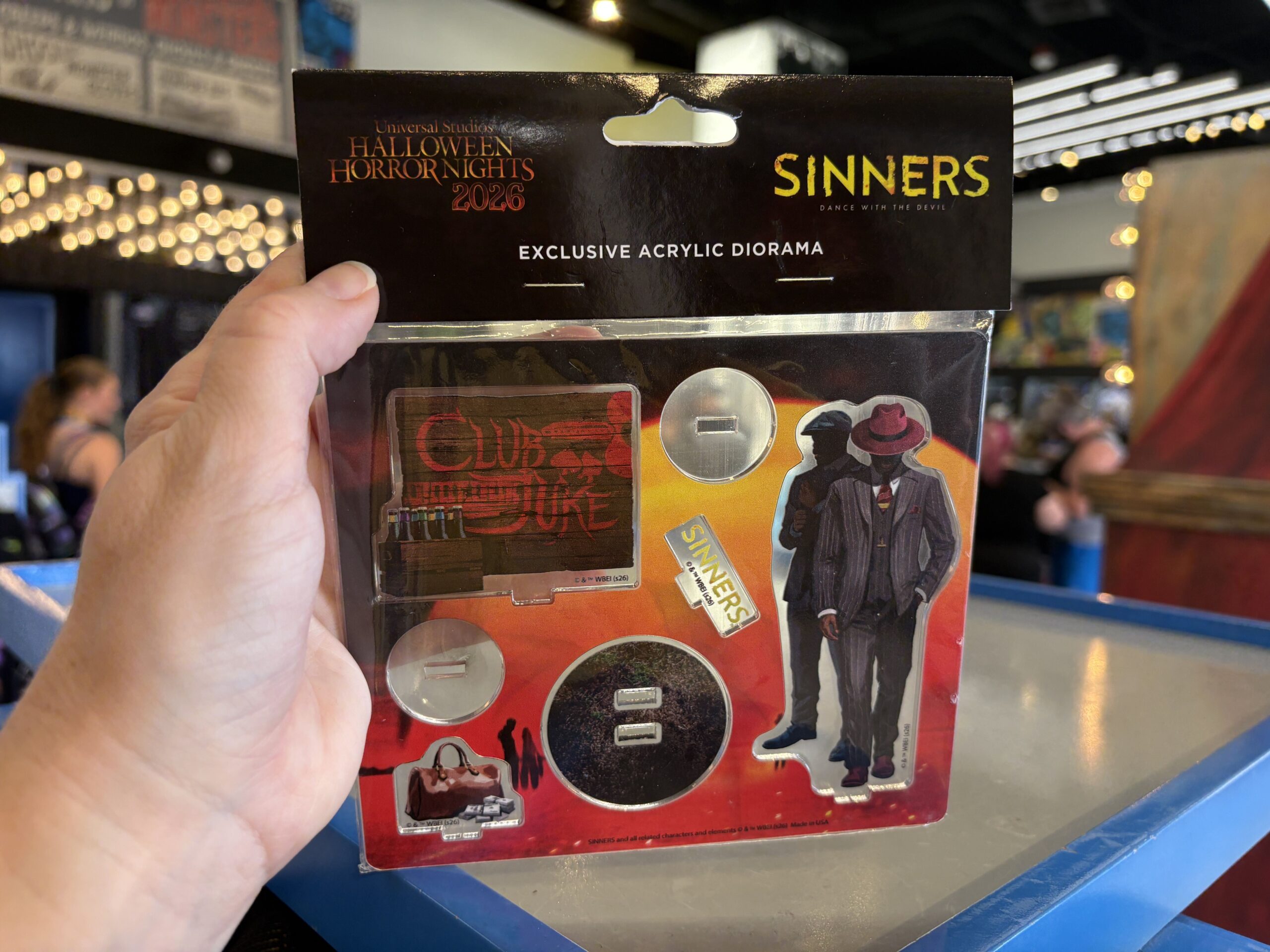 With the Sinners haunted house coming to Halloween Horror Nights 35, Universal Orlando Resort has a series of Sinners merchandise. It's available in Five and Dime at Universal Studios Florida.