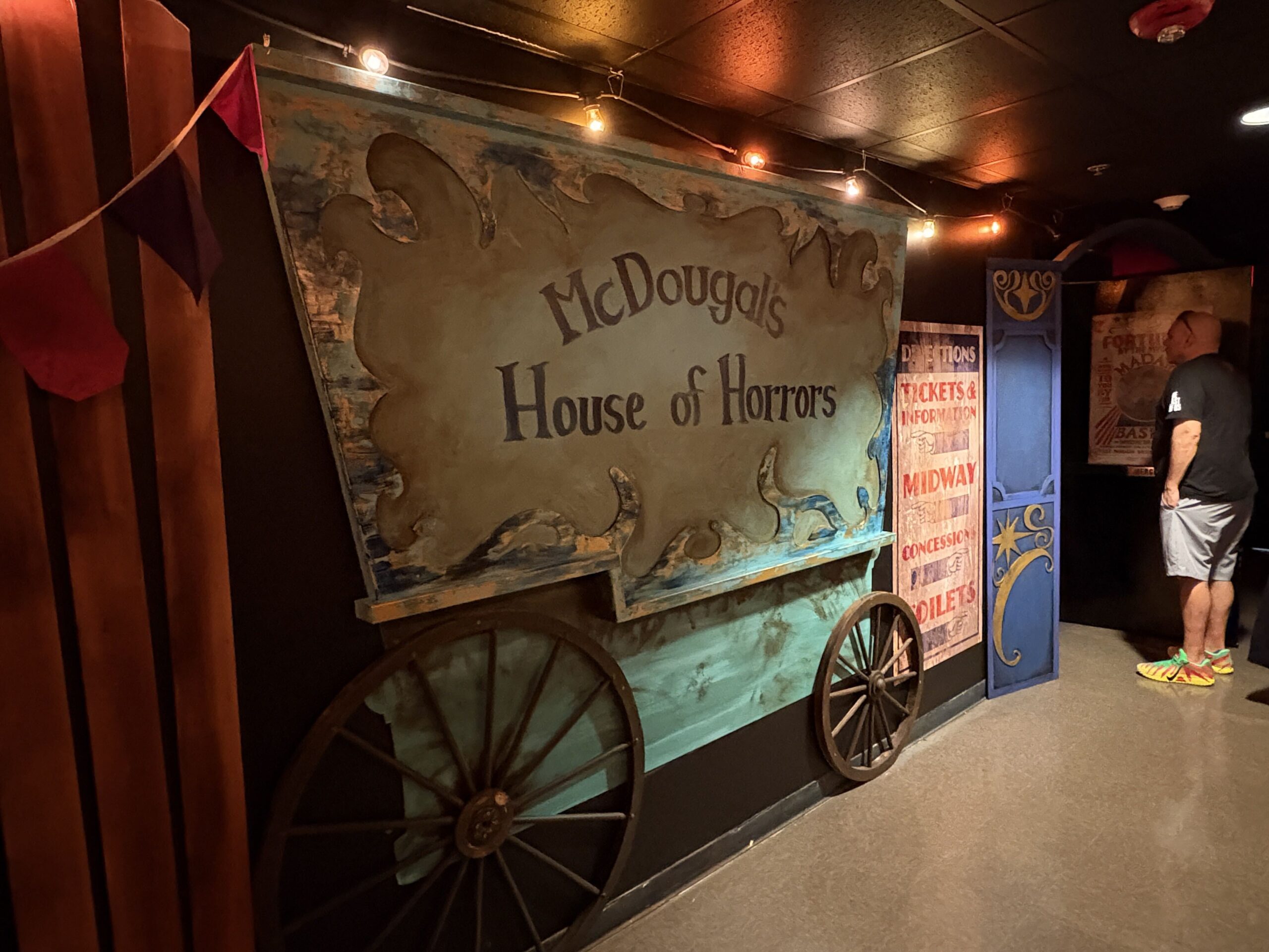 The Halloween Horror Nights 35 Tribute Store opened on August 25, providing a themed experience for purchasing event merchandise. The store is located next to Revenge of the Mummy and will be open all day to all guests, not just during HHN events.
