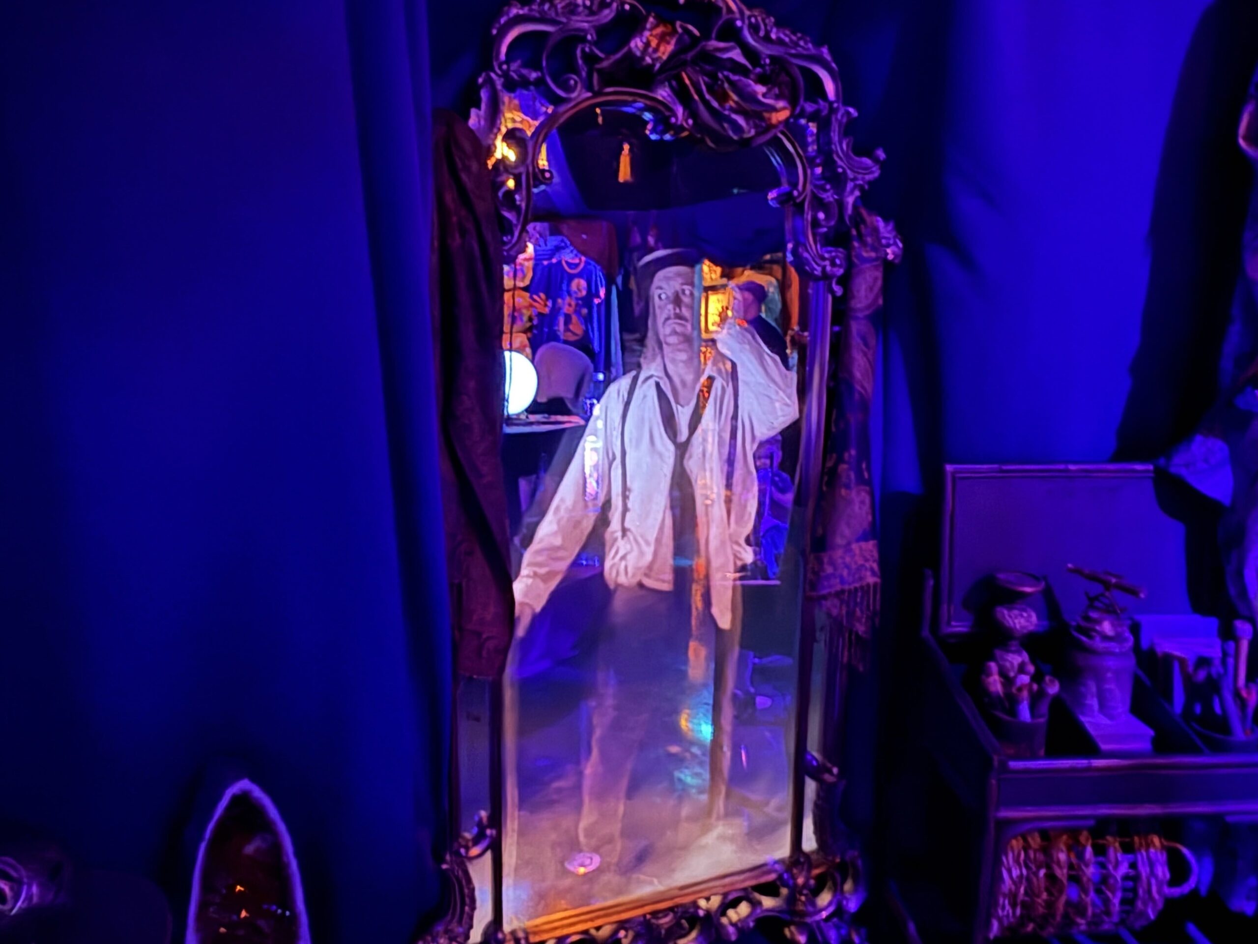 The Halloween Horror Nights 35 Tribute Store opened on August 25, providing a themed experience for purchasing event merchandise. The store is located next to Revenge of the Mummy and will be open all day to all guests, not just during HHN events.