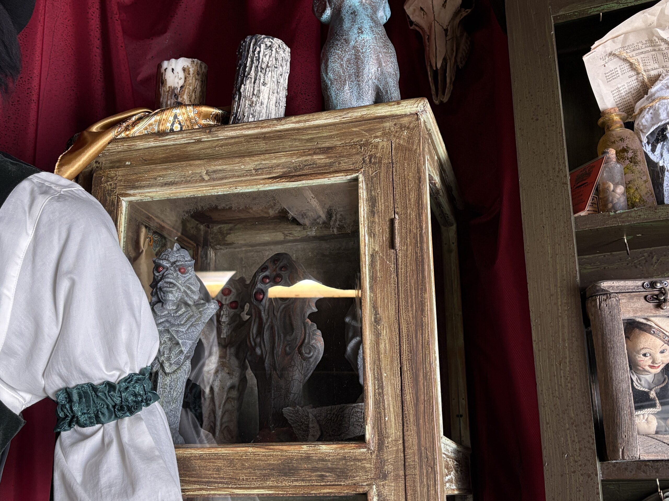 The Halloween Horror Nights 35 Tribute Store opened on August 25, providing a themed experience for purchasing event merchandise. The store is located next to Revenge of the Mummy and will be open all day to all guests, not just during HHN events.