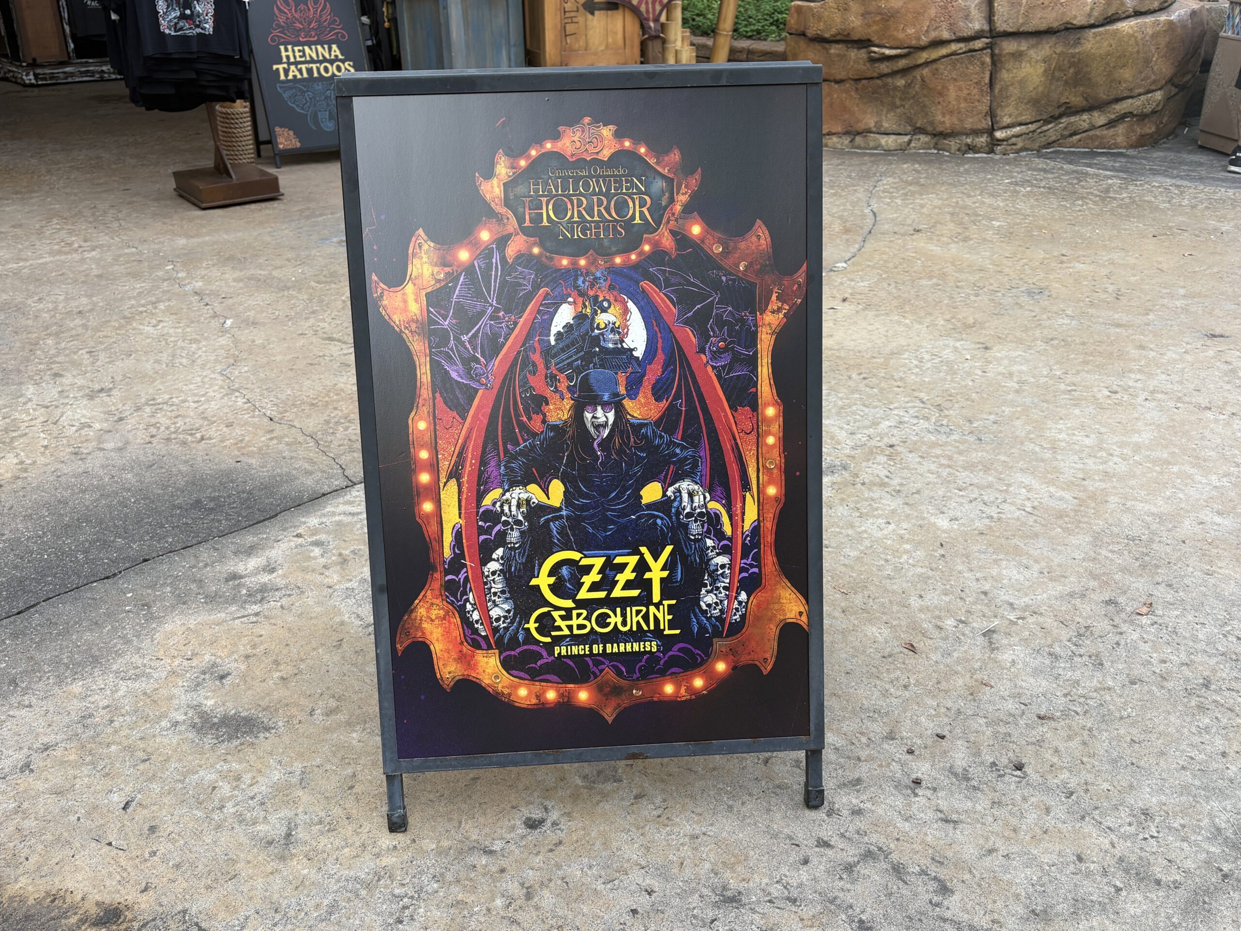 Ozzy Osbourne Acrylic Figure and Shirt Released at Universal Orlando Resort