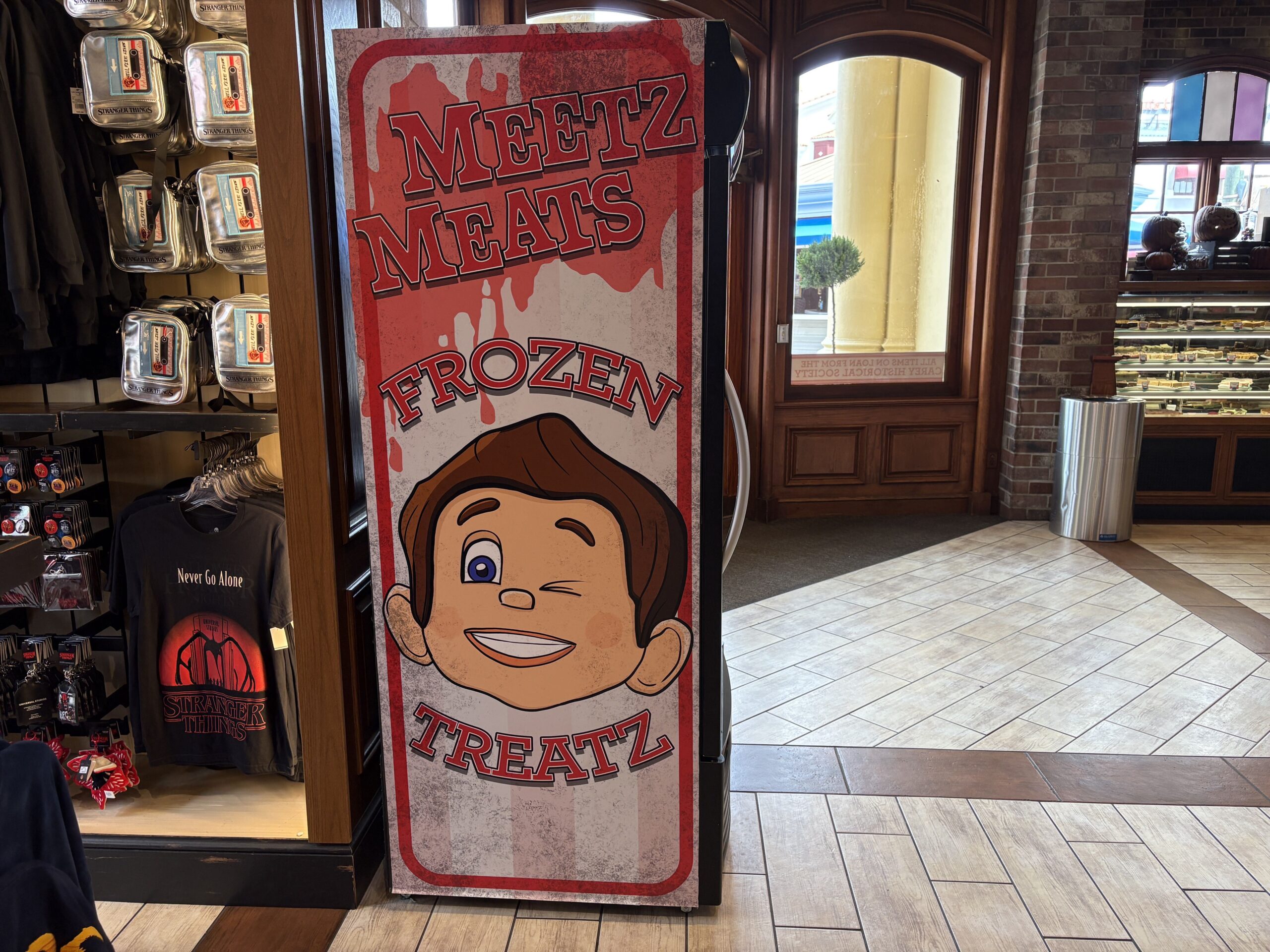 The San Francisco Candy Factory at Universal Studios Florida has been transformed into the Carey Candy Company for Halloween Horror Nights, now offering themed candy and confections inspired by the event.