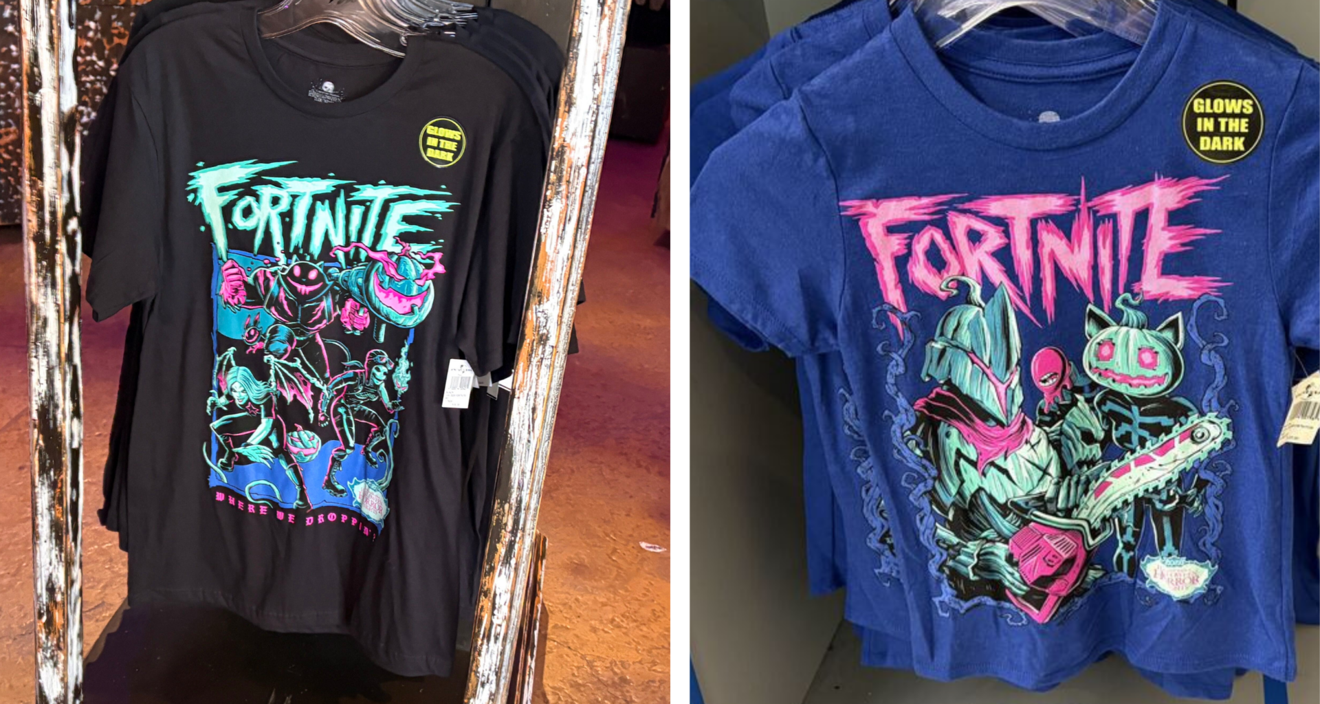 FORTNITEMARES Glow-in-the-Dark Adult and Youth T-Shirts Arrive at Universal Orlando Resort