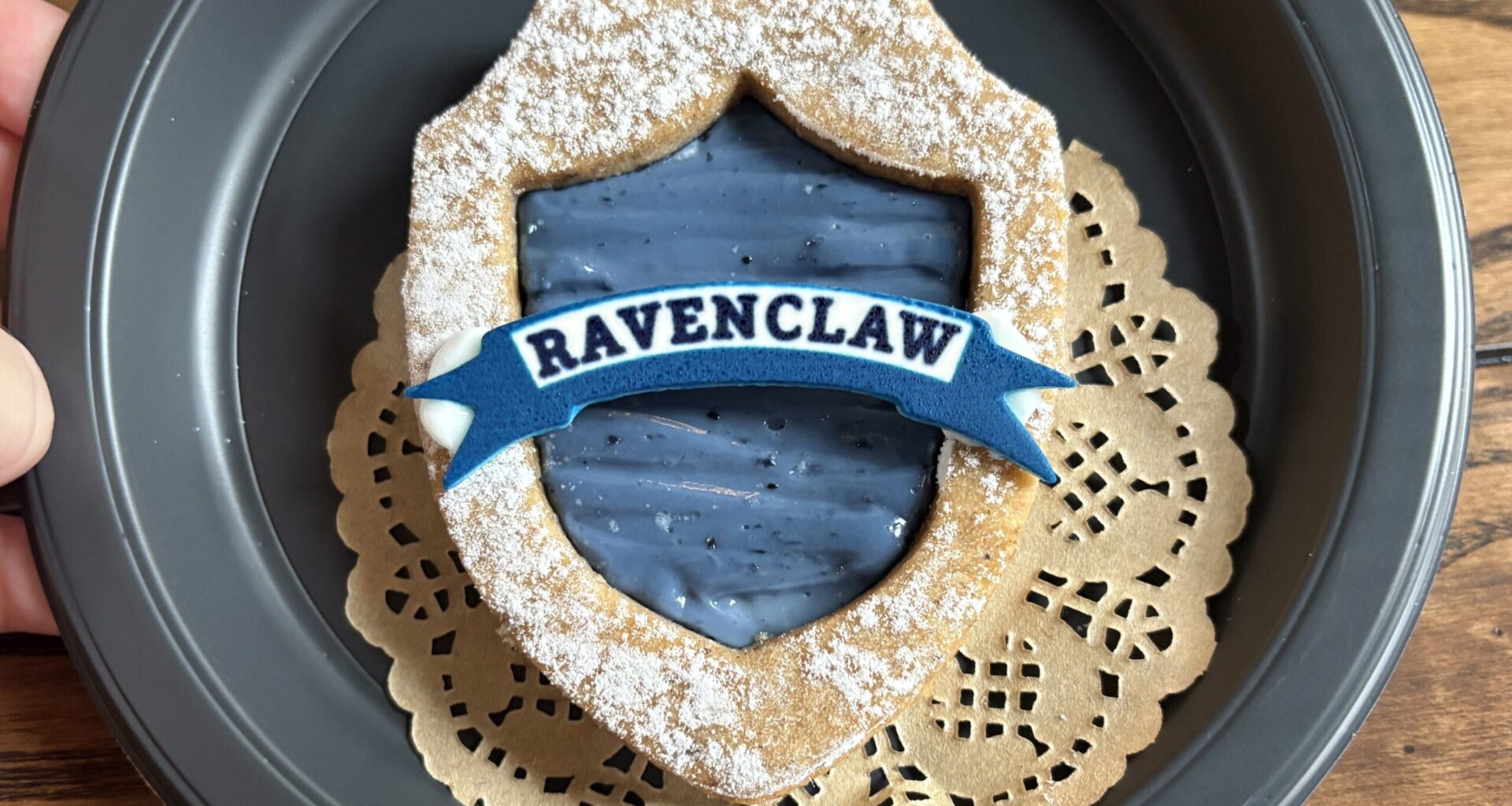 Ravenclaw Blueberry Linzer Cookie at Universal Studios Florida
