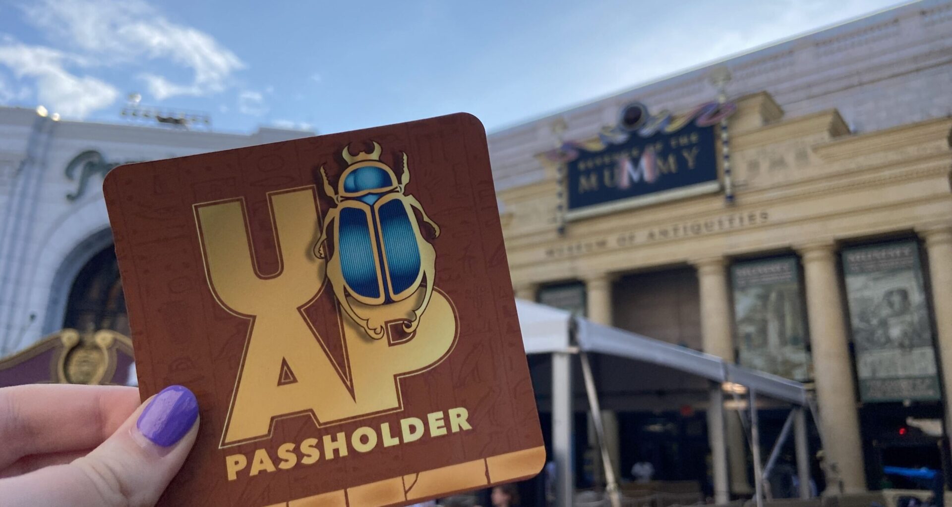 Universal Annual Passholders can now get the new Passholder Magnet inspired by Revenge of the Mummy.