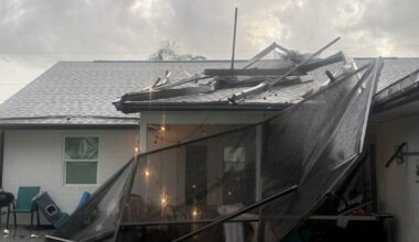 Port St. Lucie residents clean up after possible tornado or landspout hits