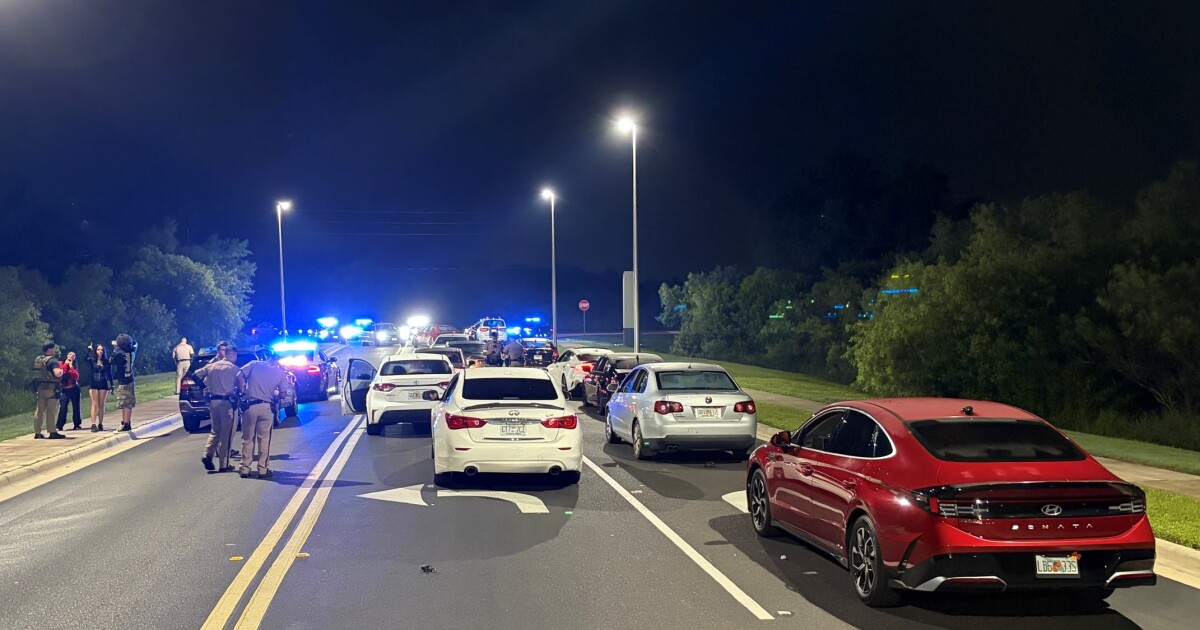 18 arrested after Tampa street takeover near U.S. Highway 301: FHP