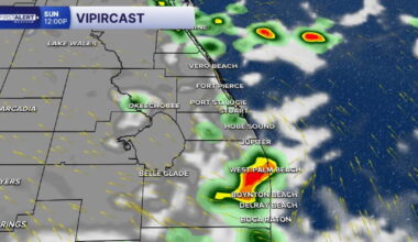 Stormy Sunday ahead with heavy downpours possible across South Florida
