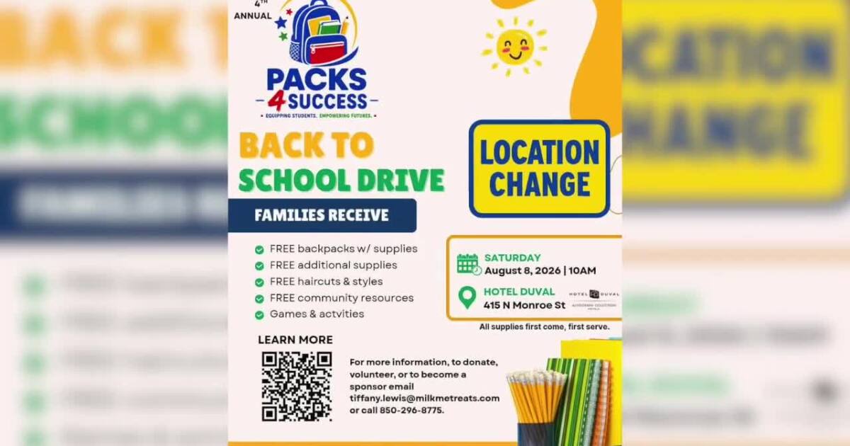 Free backpacks, heart screenings at Tallahassee event Saturday
