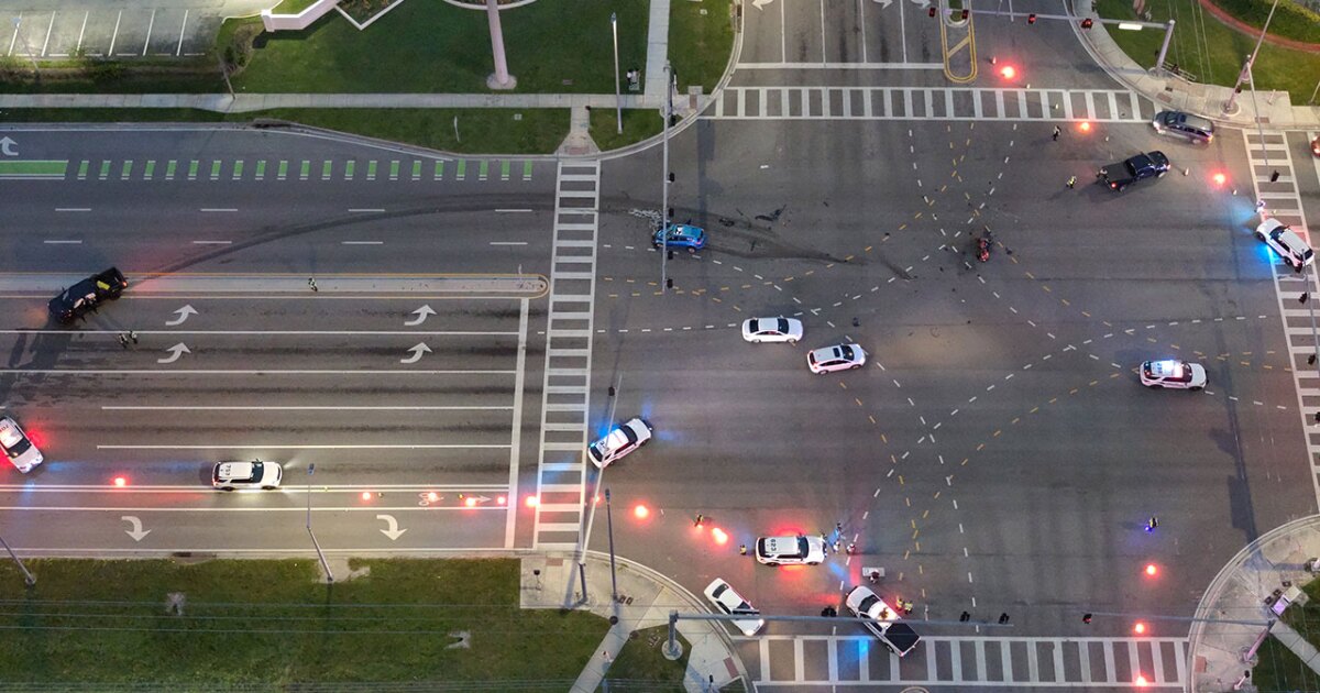 Road rage crash leaves motorcyclist seriously injured, driver arrested