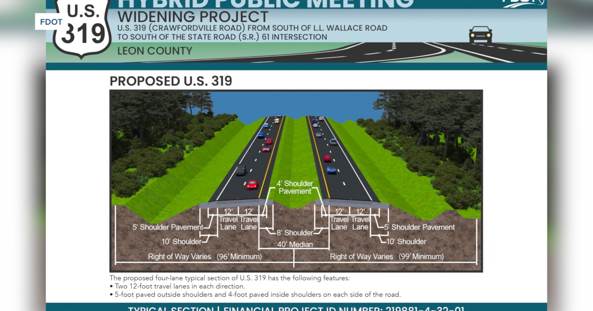 Crawfordville Highway expansion aims to cut congestion
