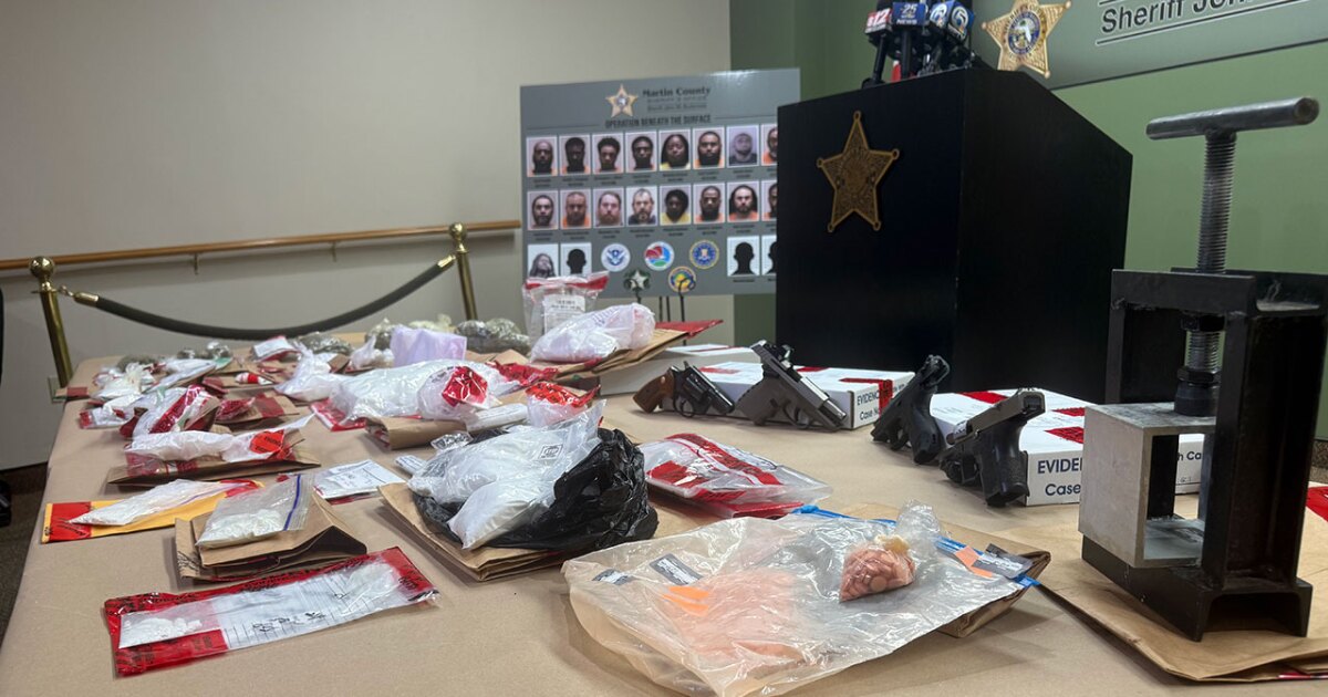 17 arrested, 4 kilos of cocaine seized in Martin County drug trafficking bust
