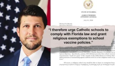Florida AG threatens Catholic school funding over vaccine exemptions