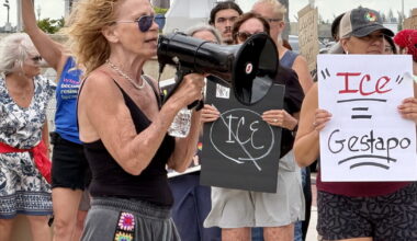 Protest decries ICE presence at area hotels; Florida AG says undocumented woman arrested for Aug. 19 incident | WGCU News
