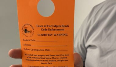 Fort Myers Beach launches courtesy warning program for code violations | WGCU News