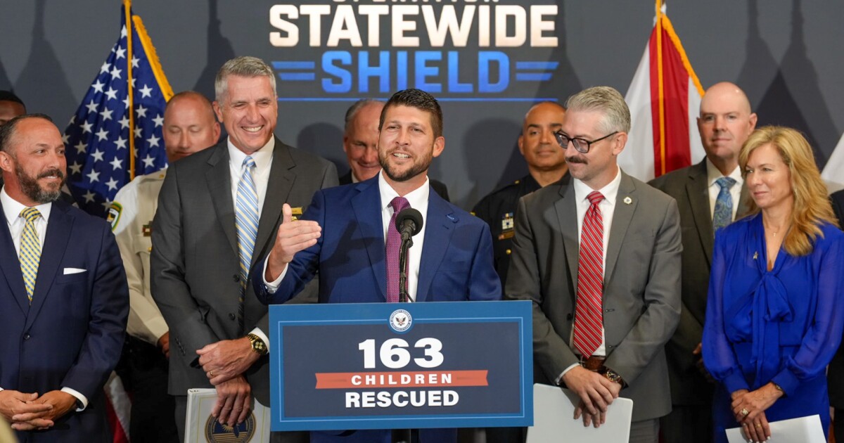 Florida law enforcement have rescued 163 missing children in "Operation Statewide Shield"