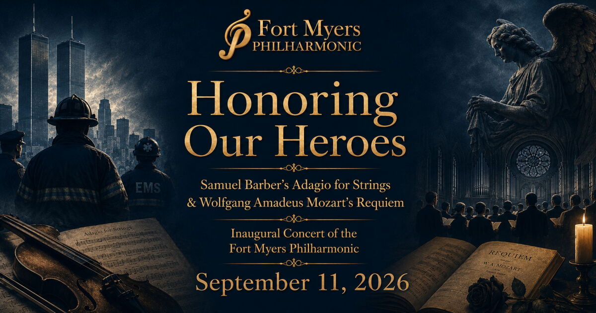 Fort Myers Philharmonic's inaugural concert will honor 9/11 fallen heroes and first responders | WGCU News