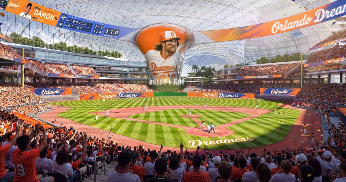 Orlando Dreamers present new stadium renderings in pitch for Orange County tourist dollars