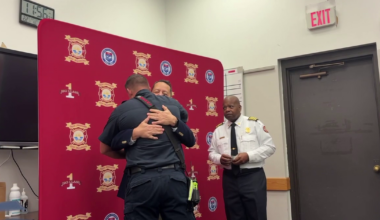Cardiac arrest survivor reunites with St. Petersburg first responders
