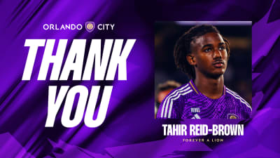 Orlando City SC Trades homegrown defender Tahir Reid-Brown to St. Louis CITY SC  