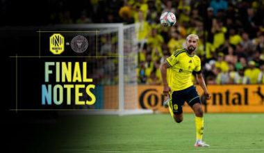 Final Notes: Nashville SC 4-1 Inter Miami CF