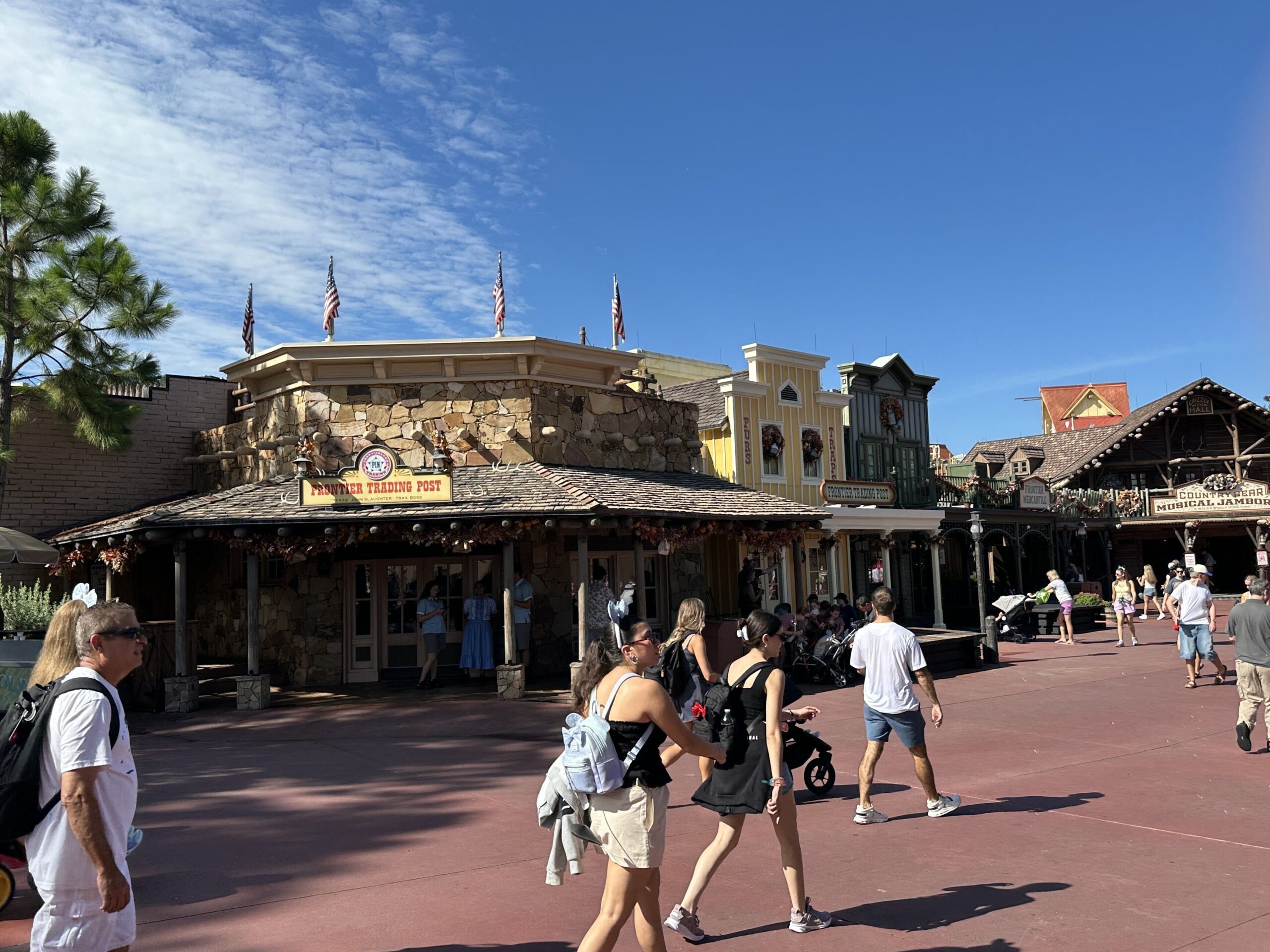 Frontier Trading Post is closed at Magic Kingdom, today, August 24. The cause is reportedly due to flooding in the store.