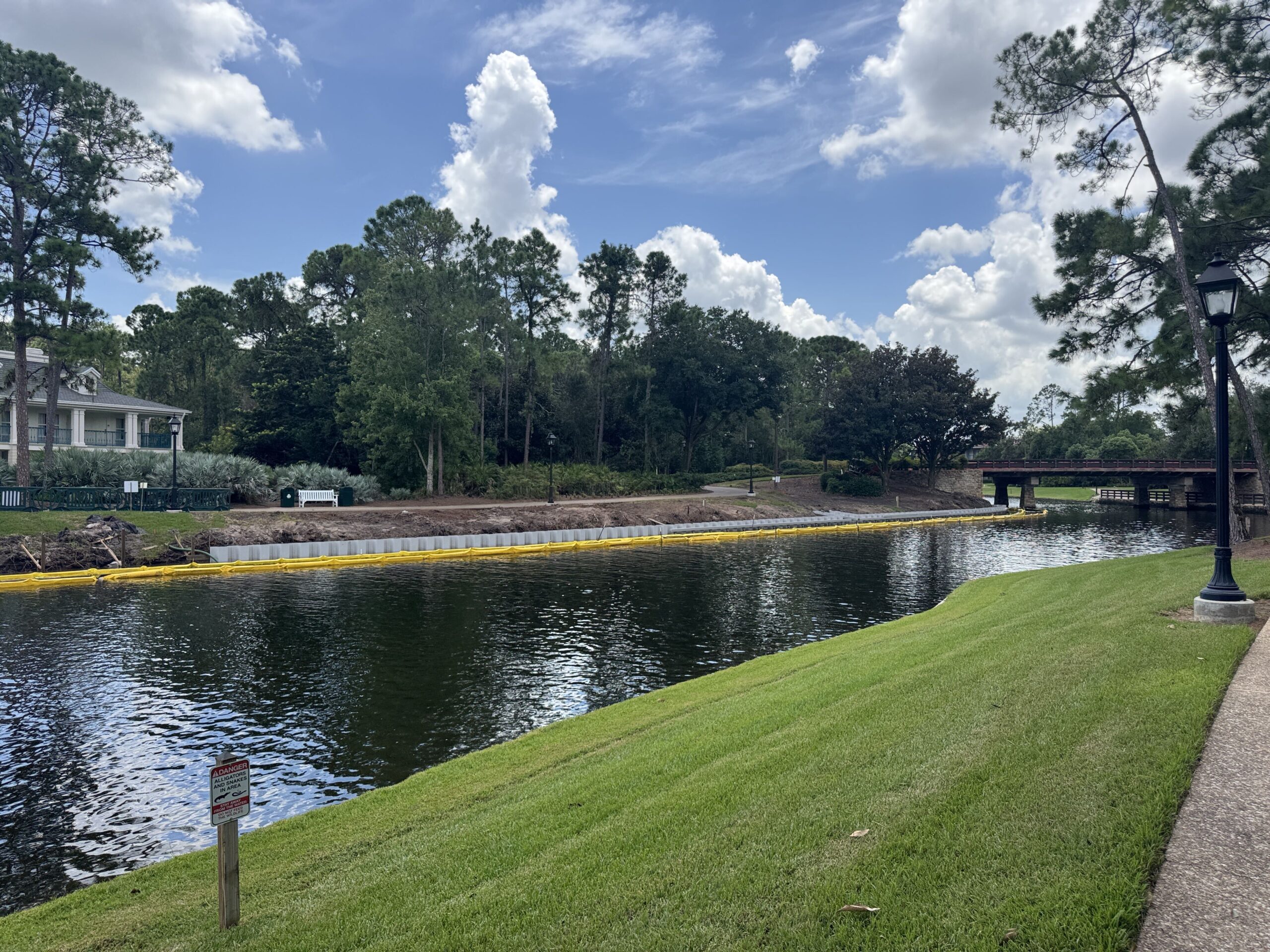 Sassagoula River Wall Replacement Moves to Disney's Port Orleans Resorts