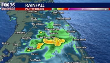 Timeline: Here's when thunderstorms, rain could start in Orlando