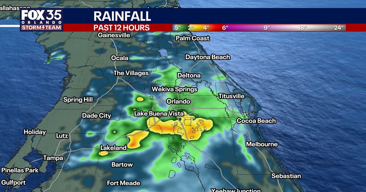 Timeline: Here's when thunderstorms, rain could start in Orlando