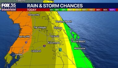 Orlando weather: More scattered storms in Central Florida