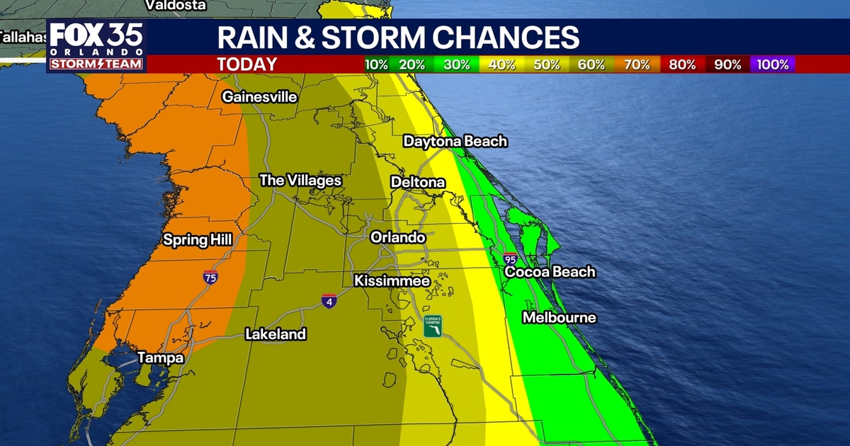 Orlando weather: More scattered storms in Central Florida